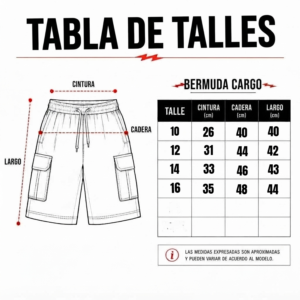 TABLA DE TALLES
